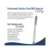 BBQ Grill Gear extra long stainless steel tongs heavy duty grilling tool