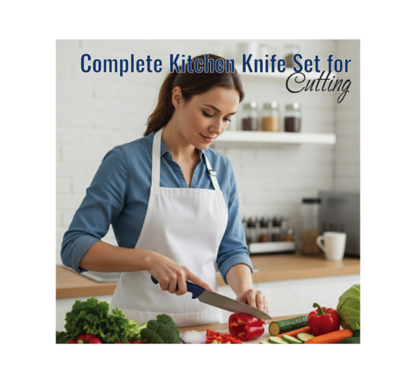 BBQ Grill Gear 3 piece knife set with boning chef and slicer knives