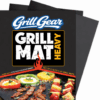 Non-stick BBQ grill mats used on a barbecue grill