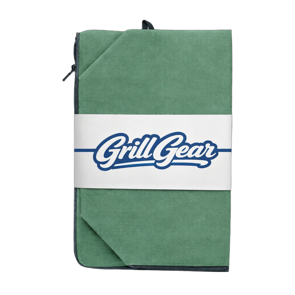 Grill Gear resting blanket covering BBQ meat during resting