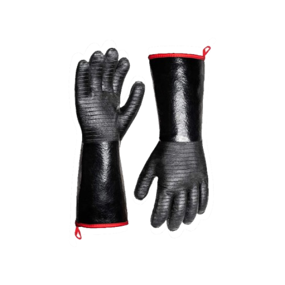 932°F extreme heat resistant BBQ gloves with long sleeves