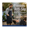 BBQ Grill Gear premium nitrile gloves for food handling and BBQ prep