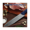 BBQ Grill Gear 10 inch chef knife stainless steel blade ergonomic handle
