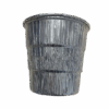 Disposable pellet grill bucket liners for grease cleanup