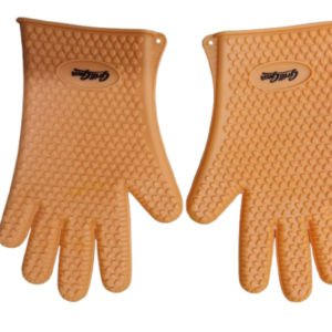 Heat resistant BBQ silicone gloves waterproof non slip