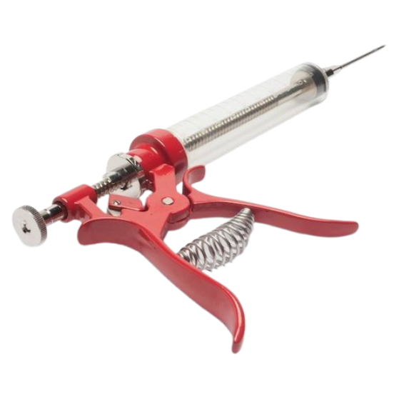 Marinade meat injector gun kit with stainless steel needles