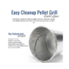 Disposable pellet grill bucket liners for grease cleanup