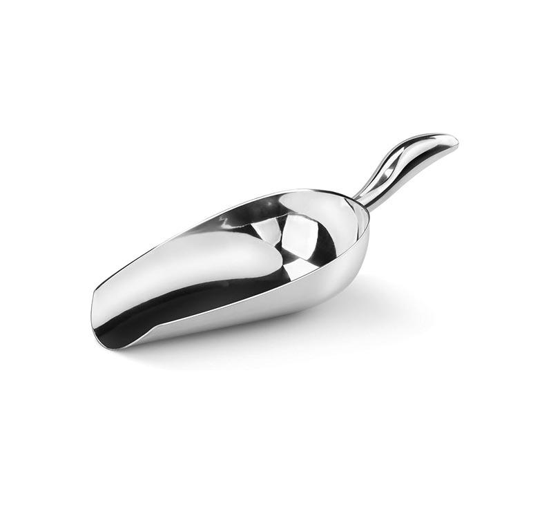 24 ounce stainless steel food service kitchen ice scooper