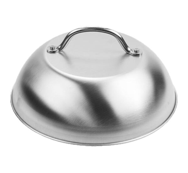 6 inch stainless steel melting dome with heat resistant handle