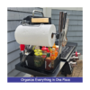 BBQ Grill Gear BBQ grill station caddy with paper towel holder and magnetic tool holder