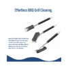 BBQ Grill Gear stainless steel grill brush with scraper 18 inch