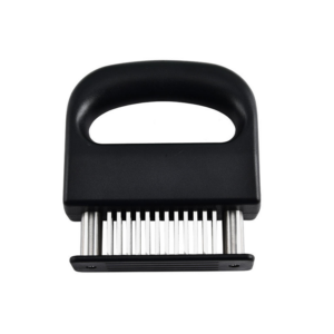 Meat tenderizer with 48 stainless steel needle blades and ergonomic handle