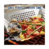stainless steel BBQ vegetable grilling basket