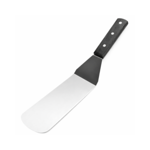 Stainless steel heat resistant extended frying spatula