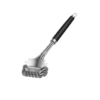 Stainless steel bristle free grill brush scraper for BBQ