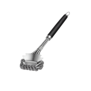 Stainless steel bristle free grill brush scraper for BBQ