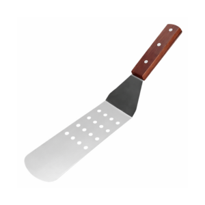 Stainless steel heat resistant extended slotted shovel