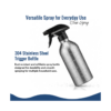 304 stainless steel trigger spray bottle with adjustable nozzle