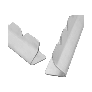 Kabob rack holding skewers on BBQ grill