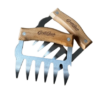 Stainless steel meat claws with wooden heat resistant handles