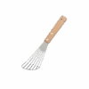 Stainless steel fish turner spatula with flexible slotted blade