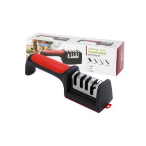 4 in 1 multifunction knife sharpener with non-slip base