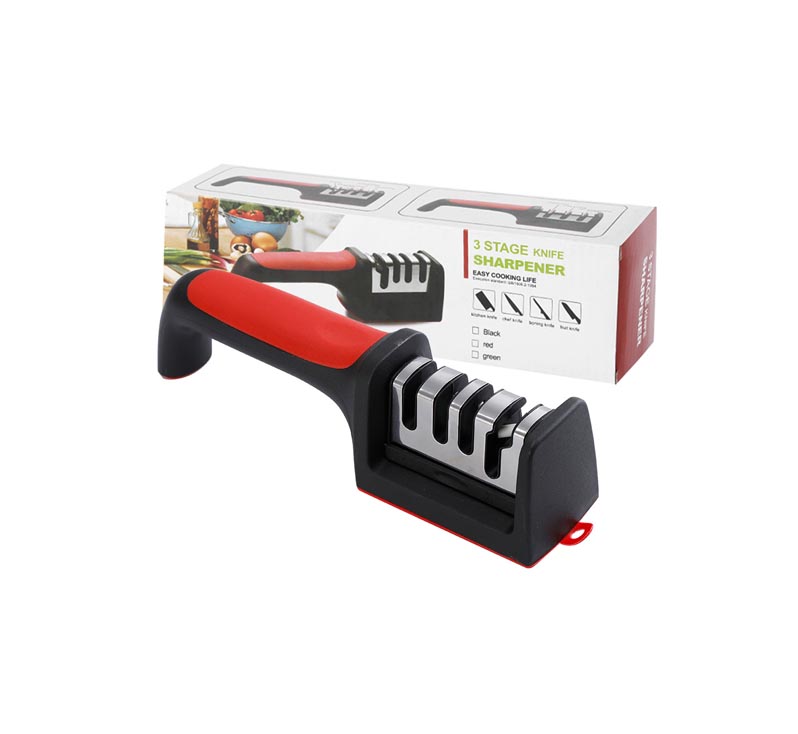4 in 1 multifunction knife sharpener with non-slip base