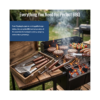 Premium 18pcs wood BBQ tools accessories set with storage box
