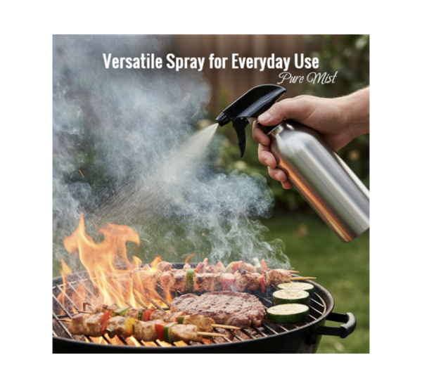 304 stainless steel trigger spray bottle with adjustable nozzle