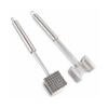 Dual-Side Meat Tenderizer Hammer with textured and flat sides