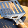 American flag patriot grill spatula stainless steel BBQ tool